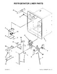 Diagram for 02 - Refrigerator Liner Parts