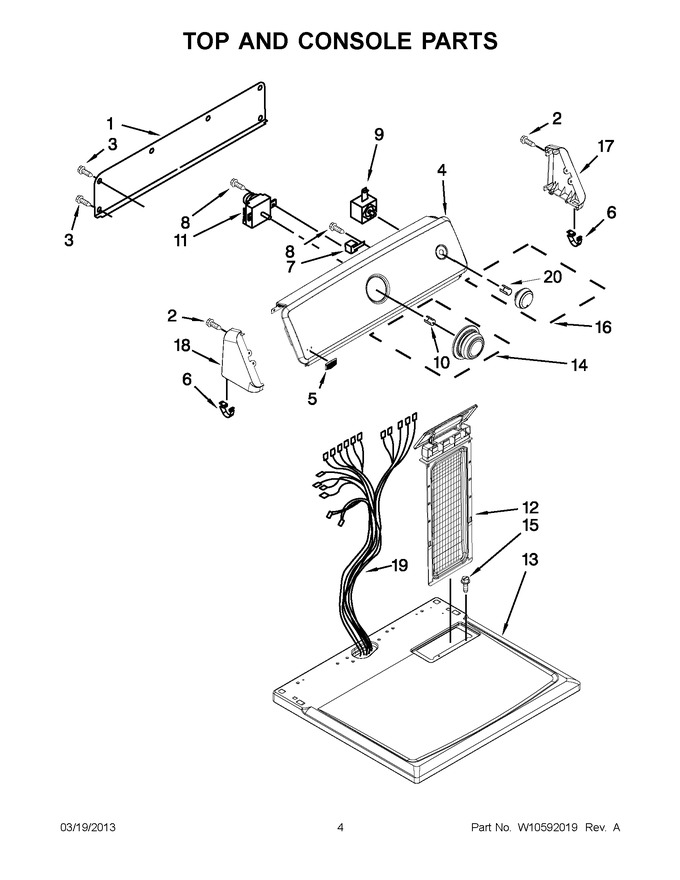 Diagram for MEDC200XW3