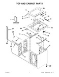 Diagram for 01 - Top And Cabinet Parts