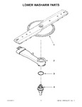 Diagram for 11 - Lower Washarm Parts