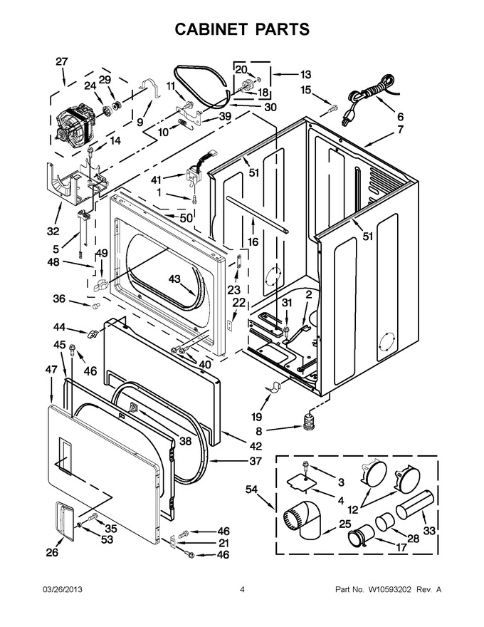 Diagram for MGDX500XW2