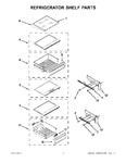 Diagram for 06 - Refrigerator Shelf Parts