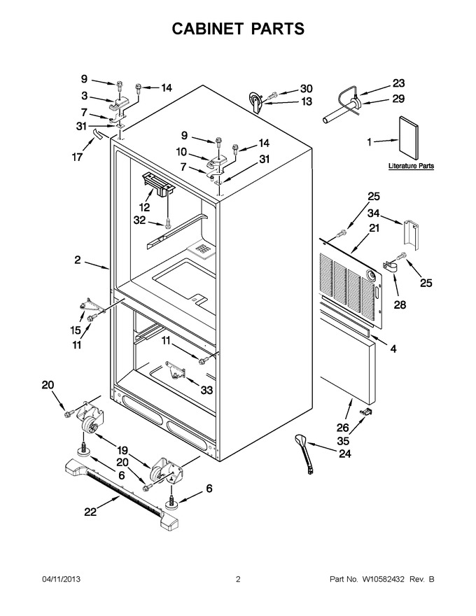 Diagram for AFD2535DEW11