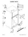 Diagram for 01 - Cabinet Parts