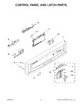 Diagram for 02 - Control Panel And Latch Parts