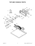 Diagram for 01 - Top And Console Parts