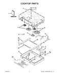 Diagram for 01 - Cooktop Parts