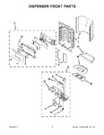 Diagram for 09 - Dispenser Front Parts