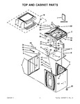 Diagram for 01 - Top And Cabinet Parts