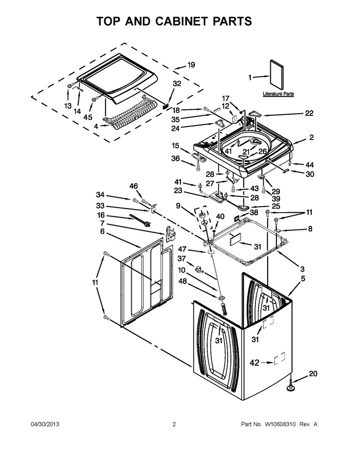 Diagram for MVWB700BW0