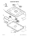 Diagram for 01 - Cooktop Parts