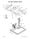 Diagram for 01 - Top And Console Parts