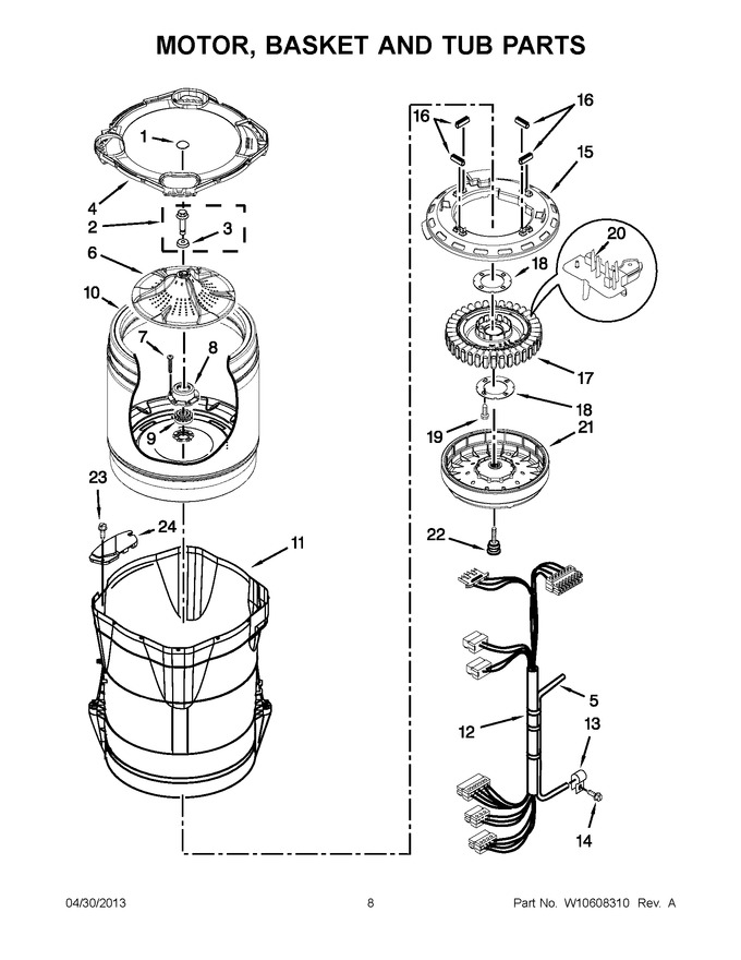 Diagram for MVWB700BW0