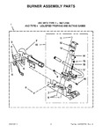 Diagram for 04 - Burner Assembly Parts