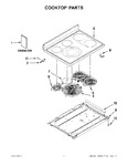 Diagram for 01 - Cooktop Parts