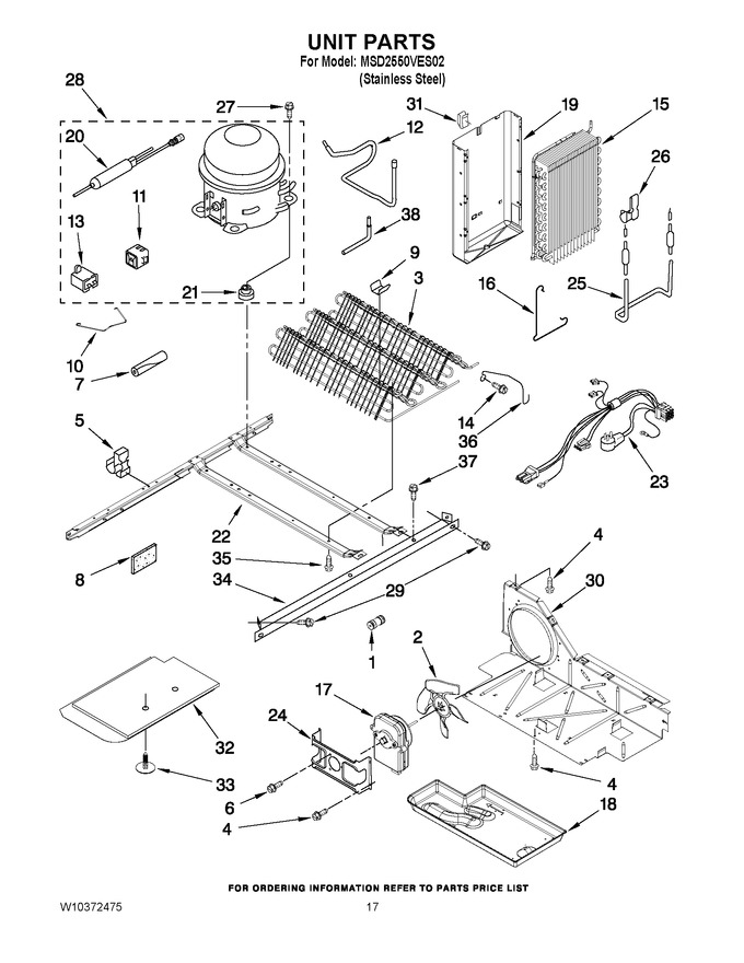 Diagram for MSD2550VES02