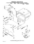 Diagram for 06 - Freezer Liner Parts