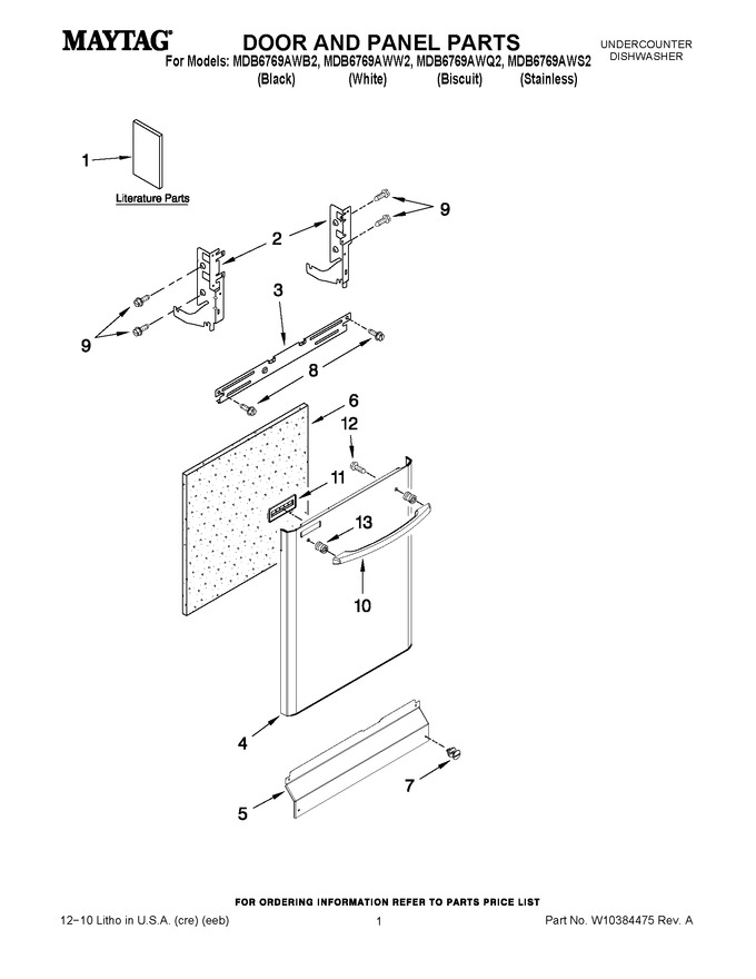 Diagram for MDB6769AWW2