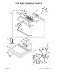 Diagram for 01 - Top And Console Parts