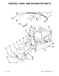 Diagram for 01 - Control Panel And Separator Parts