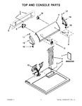 Diagram for 01 - Top And Console Parts