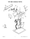 Diagram for 01 - Top And Console Parts