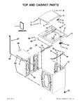 Diagram for 01 - Top And Cabinet Parts