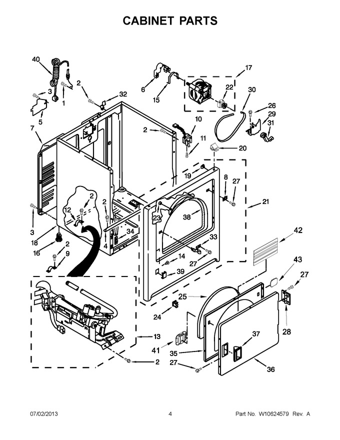 Diagram for CGD126SBW0