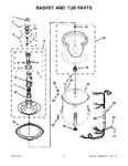 Diagram for 03 - Basket And Tub Parts