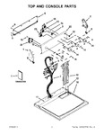 Diagram for 01 - Top And Console Parts