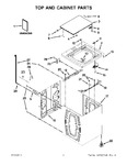 Diagram for 01 - Top And Cabinet Parts