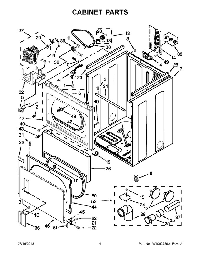 Diagram for YMEDX600XW1