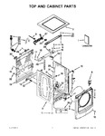 Diagram for 01 - Top And Cabinet Parts