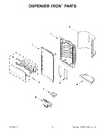 Diagram for 08 - Dispenser Front Parts