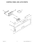 Diagram for 02 - Control Panel And Latch Parts