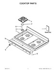 Diagram for 01 - Cooktop Parts