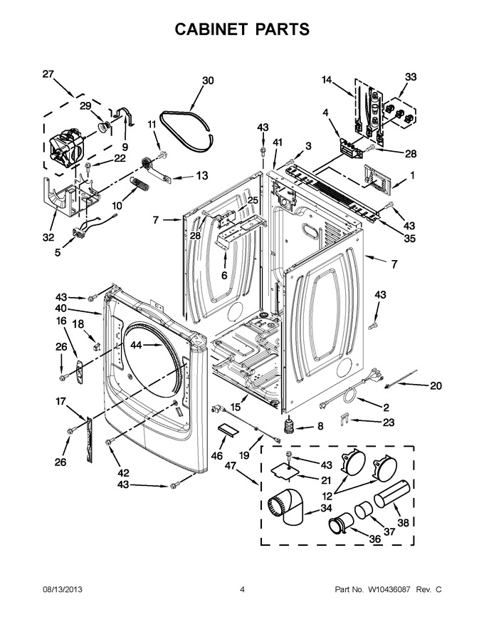 Diagram for YMED7000XW2