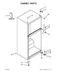 Diagram for 01 - Cabinet Parts