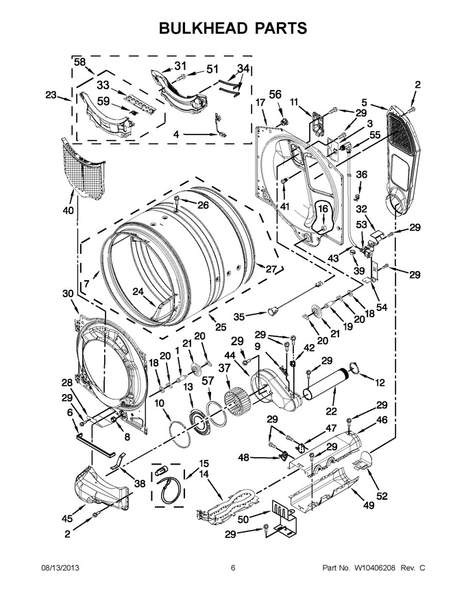 Diagram for YMED7000XG1