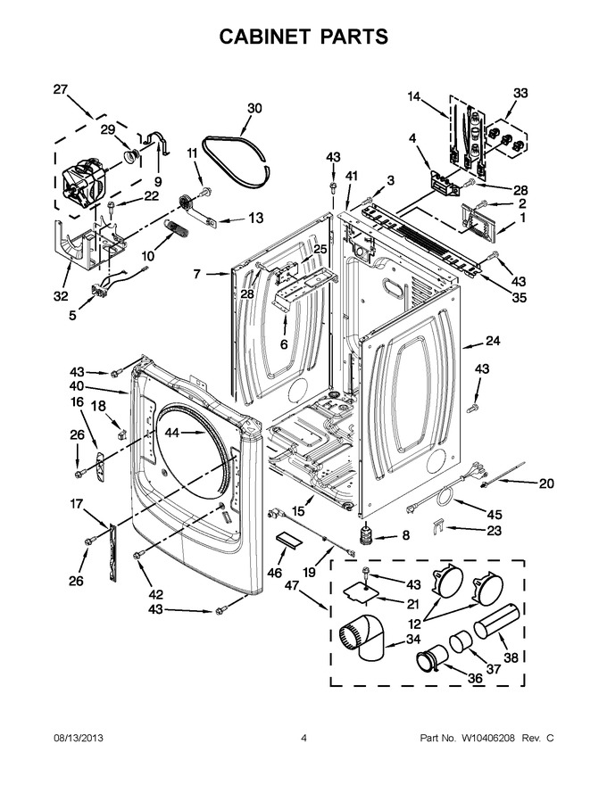 Diagram for YMED7000XW1