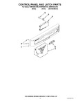 Diagram for 02 - Control Panel And Latch Parts