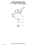 Diagram for 11 - Lower Washarm Parts