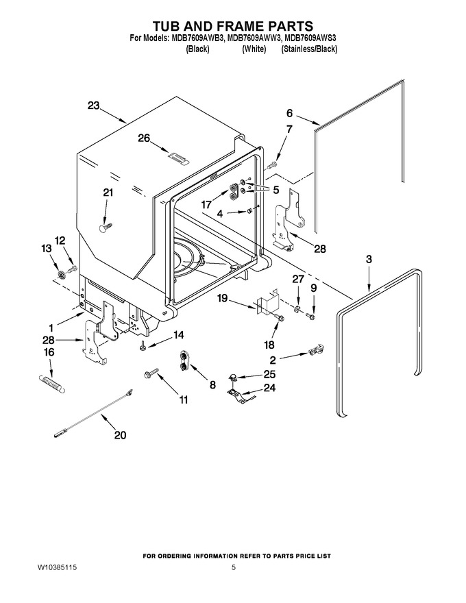 Diagram for MDB7609AWW3