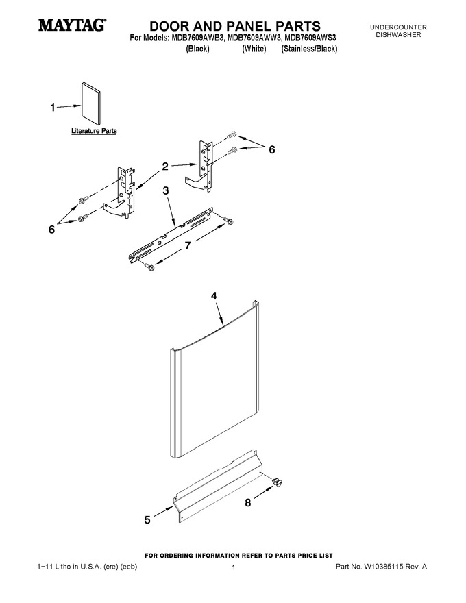 Diagram for MDB7609AWW3