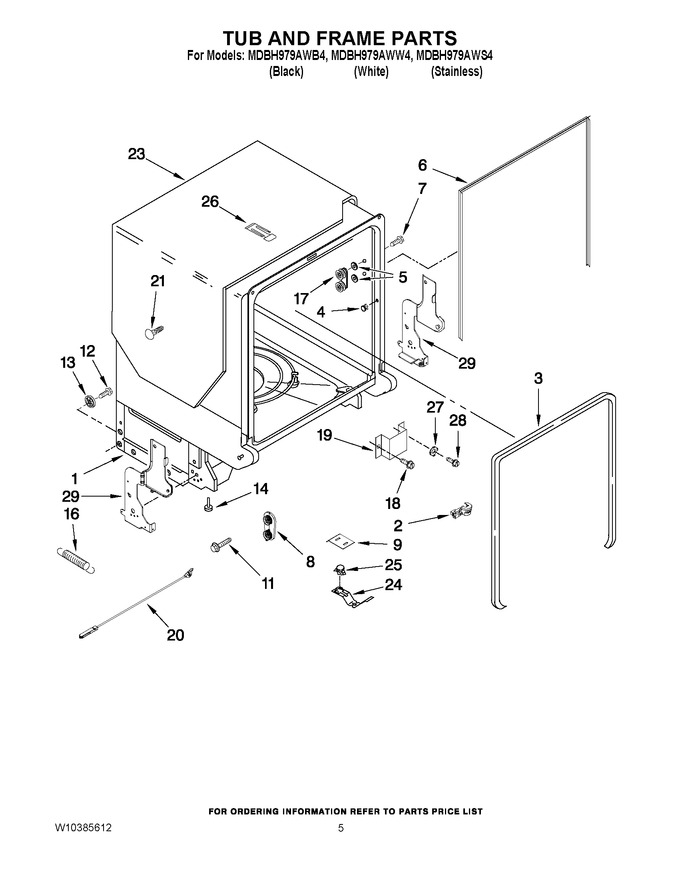 Diagram for MDBH979AWB4