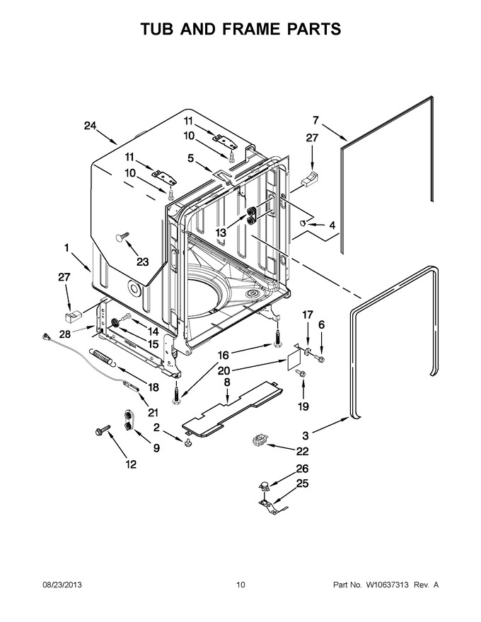 Diagram for JDB8000AWC2