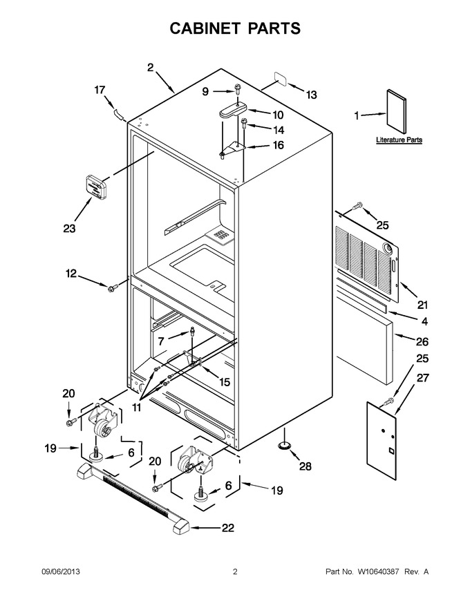 Diagram for ABB2224BRW00