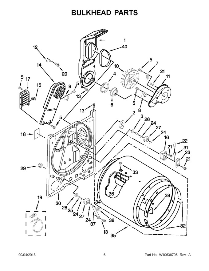 Diagram for MEDX500BW0