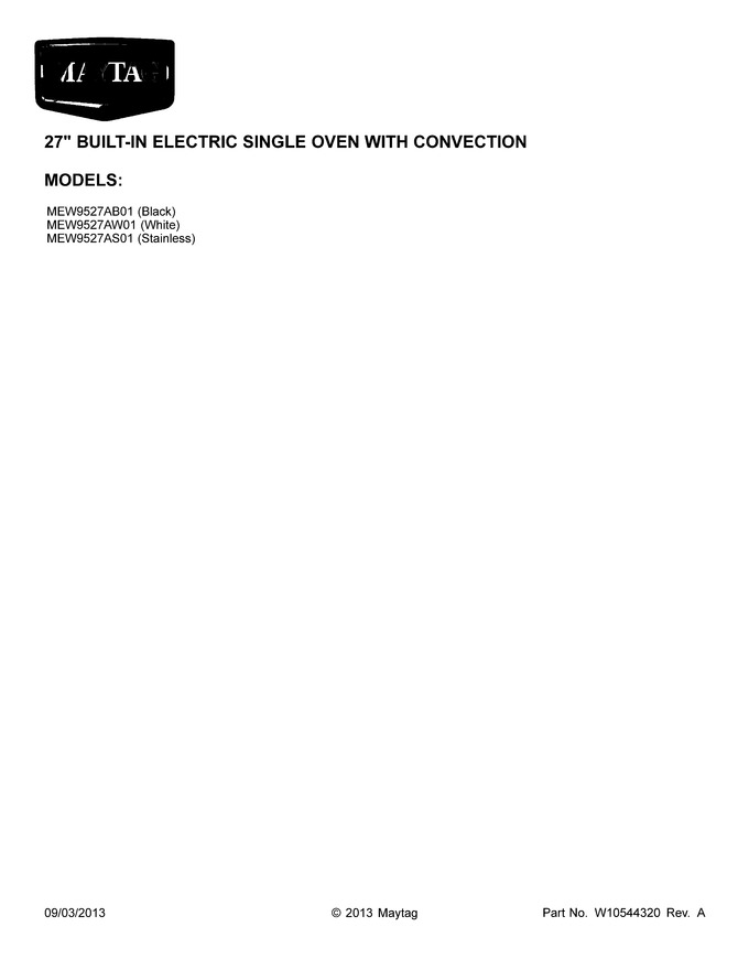 Diagram for MEW9527AB01