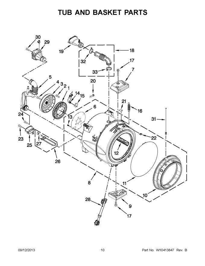 Diagram for MHW7000XW2